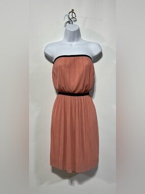 5/48 Strapless Pleated Mini Dress in Rose Pink Women’s Size Small‎ NWT